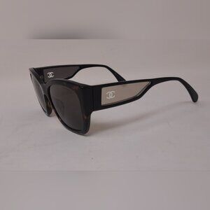 CHANEL Women's Sunglasses 5429 Havana Mirror Arms CC Logo 55-17-140